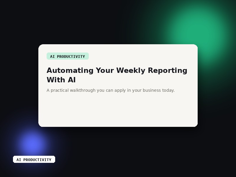 how to automate with AI